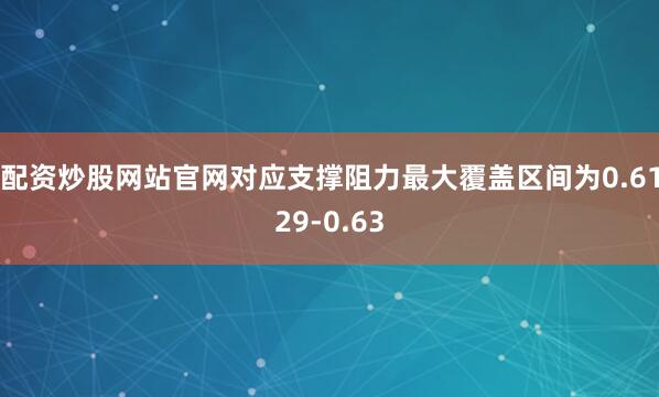配资炒股网站官网对应支撑阻力最大覆盖区间为0.6129-0.63