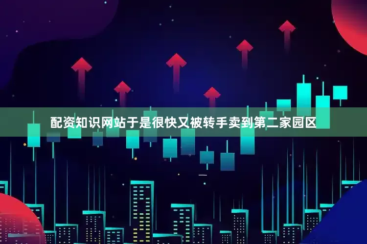 配资知识网站于是很快又被转手卖到第二家园区