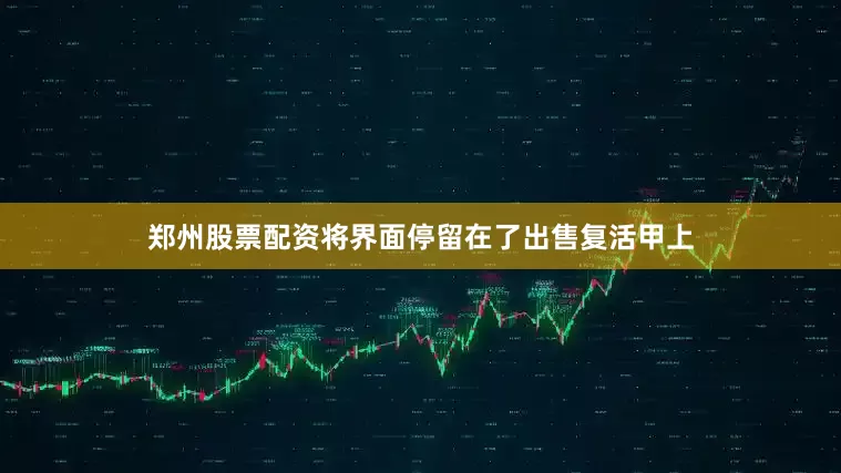 郑州股票配资将界面停留在了出售复活甲上